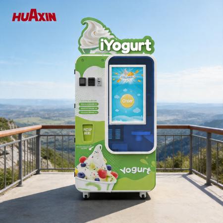 Smart Automated Soft Serve Ice Cream Vending Machine - High-ROI Self-Service Kiosk for Business
